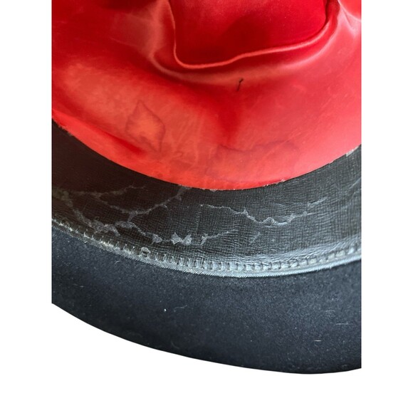 Custom Made Bee Hats Deluxe Western Dynafelt Woven Band Feather Size 7-1/2 READ - Picture 9 of 10